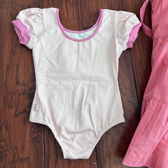 NWT Well Dressed 2T Wolf Midi Maxi Dress Skirt 3T Leotard Boho Beach Mauve Pink - Picture 7 of 10